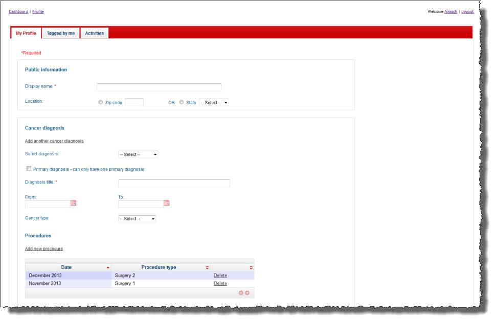 User Profile